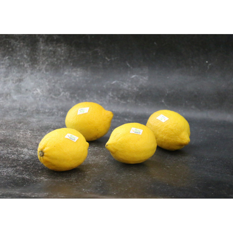 Citron jaune Bio - Lot de 4