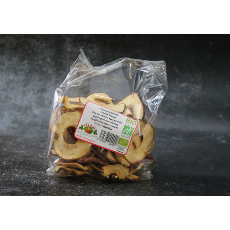 Chips de Pomme Bio - Le sachet en ligne sur Maison Seyssac